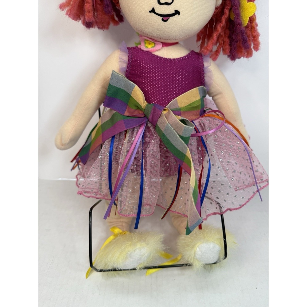 Madame Alexander Fancy Nancy Cloth Plush Doll 18" Ballerina Crown Yarn Hair 2008 - Picture 4 of 11
